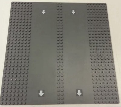 Lego Grundplatte Baseplate 30225c01pb05,32x32 7-Stud doppelt. Auffahrt u Pfeilen