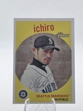 2008 Topps Heritage Autographed Ichiro Suzuki #16 Mariners Baseball