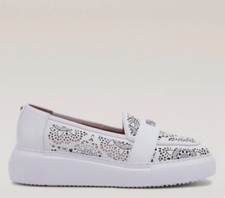 Moda In Pelle Eudia Loafer. White. Size 6 (EU 39. BNWOB. RRP £94.50.