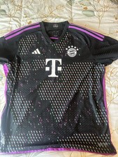 adidas Bayern Munich Soccer Jersey Shirt 2XL Black Purple Green