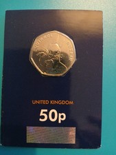 2016 50p UK Coin SQUIRREL NUTKIN Brilliant Uncirculated Change Checker Coin.