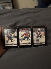 Colorado Avalanche 2001 Pacific Semifinals Trio JOE SAKIC, PATRICK ROY, PETER F