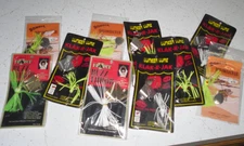 10 Lot Hart Buzz, Lunker Klak-r-Jak & Bomber Bait Co Bushwacker Spinner Lure New