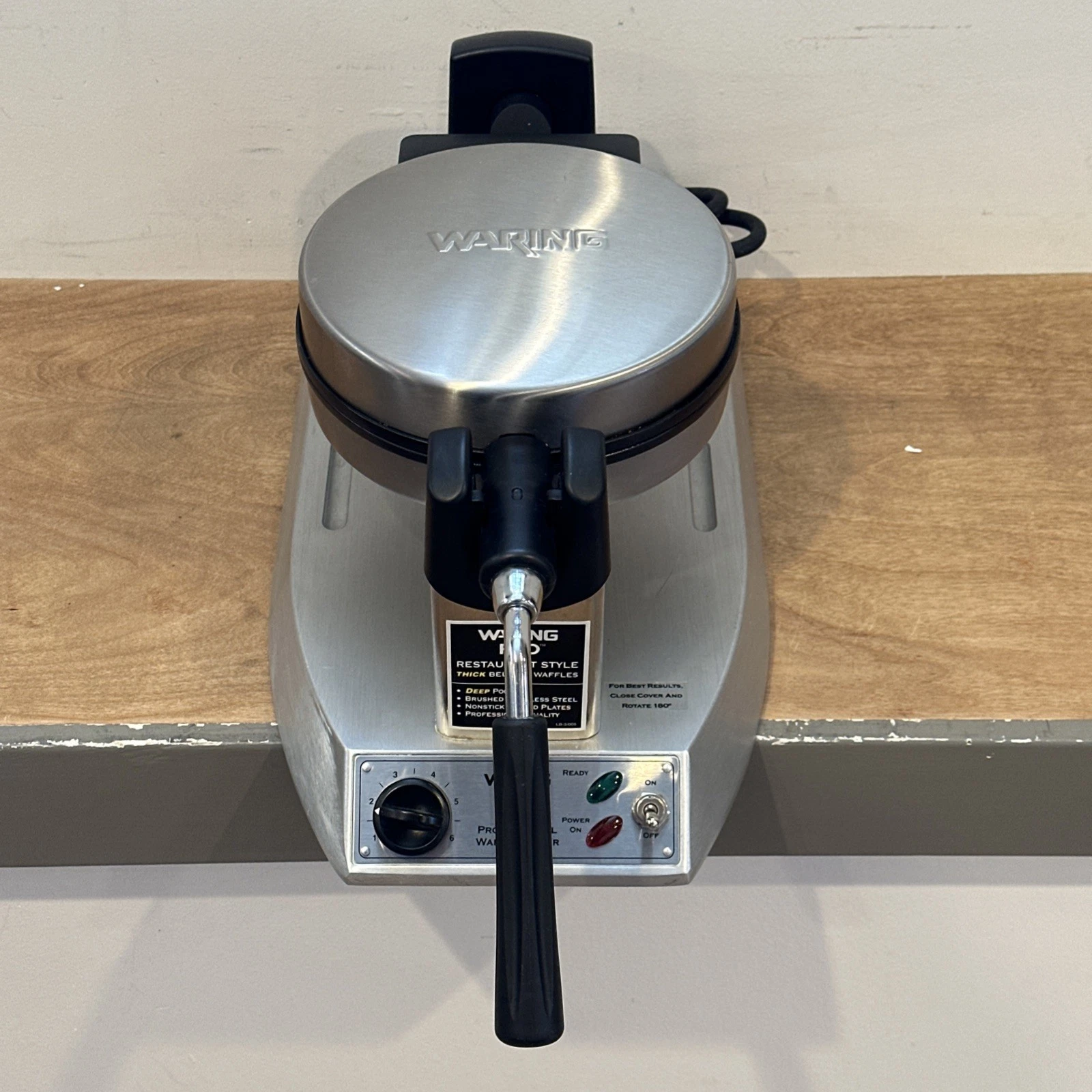 Waring Pro WMK300A Professional Stainless-Steel Belgian Waffle Maker