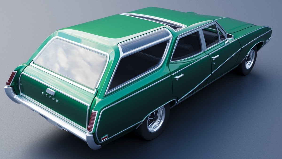 ABS-LIKE RESIN 3D PRINTED 1/25 1969 BUICK SPORT WAGON KIT | eBay