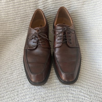 Ecco Windsor Brown Leather Apron Toe Lace Up Derby Men's 11/11.5 US/45 EU VGUC