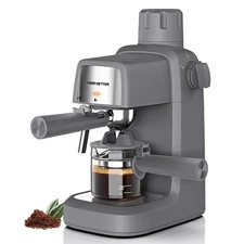 3.5Bar Espresso Machine with Milk Frother, 800W Compact Espresso and Cappucci...