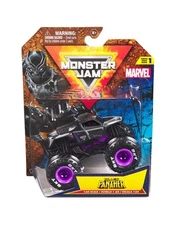 Monster Jam Marvel Black Panther 1:64 Scale Die-Cast Monster Truck SPIN MASTER