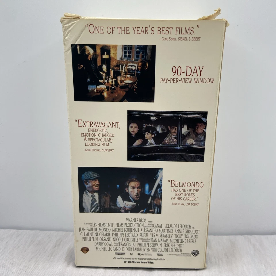 Les Miserables Full - Length Screening Cassette (VHS, 1996, 2-Tape Set) SCREENER - Image 4 of 4