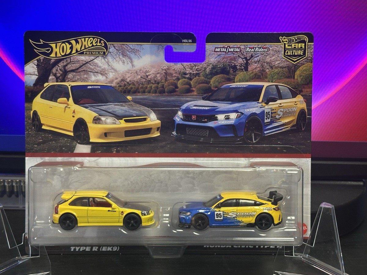 Honda Civic Type R Spoon EK9 + FL5 Hotwheels 2 Pack Premium | eBay