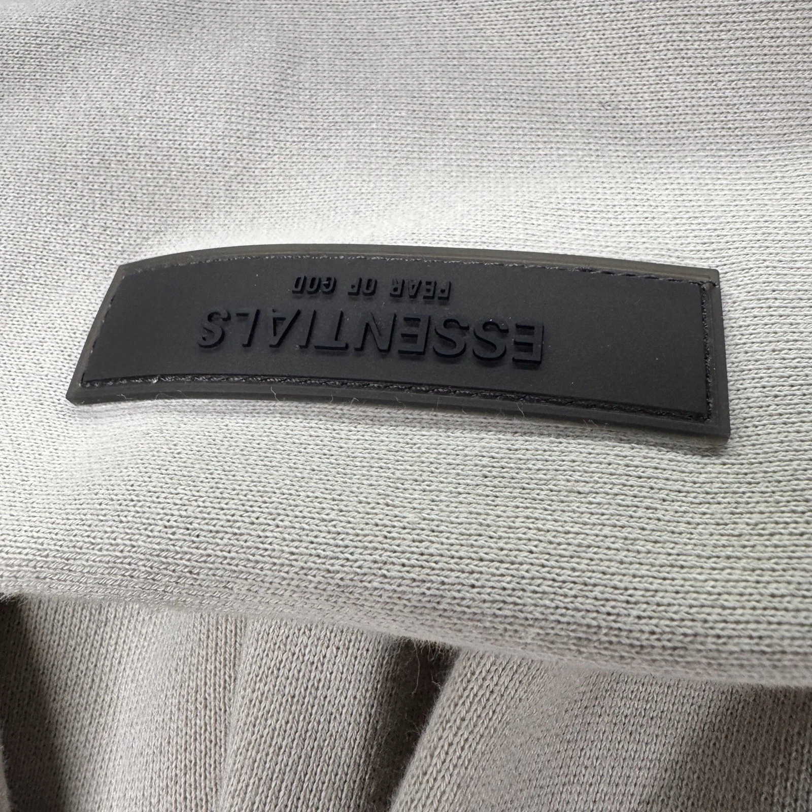 Felpa con cappuccio Essentials Fear of God grigio erica vestibilità rilassata taglia S