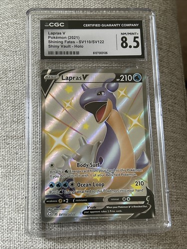 Lapras V graded CGC 8.5 for sale on eBay