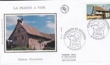 FRANCE 2003 FDC PORTRAITS DE NOS REGIONS LA FRANCE A VOIR YT 3596