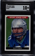2018 Sport Kings #2 Steve Largent SGC 10 Gem Mint Retail