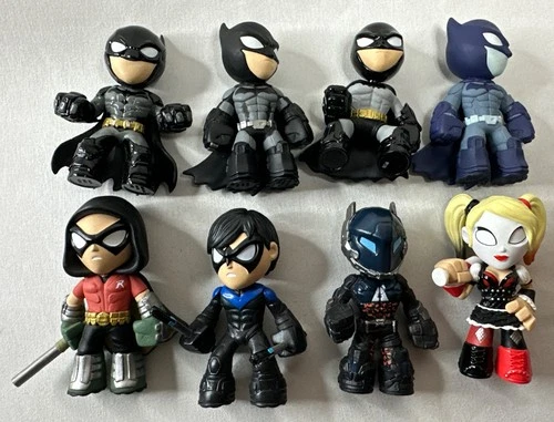 Funko Mystery Minis DC Batman Arkham Knight Series Lot Of 8 Figures