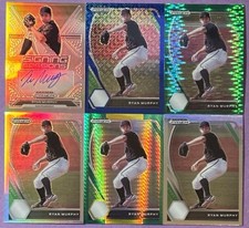 (6) 2021 Prizm Draft Picks Ryan Murphy with Silver Auto San Francisco Giants RC