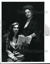1989 Press Photo Dobama Theater Production of Aunt Dan and Lemon Molly Renfroe
