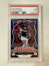 Spencer Jones 2024 Donruss Blue Ice Unleashed #8 25/35 PSA 9