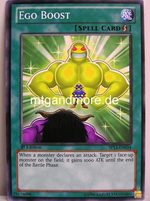 Yu-Gi-Oh - 1x Ego Boost - SP13 - Star Pack 2013