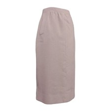 Vintage Skirt Roth-Le Cover 100 Wool Tan Woven Pockets Midi A-Line W 28 Small