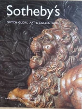 Sotheby's Catalog Dutch Paintings Art Silver Furniture Decorations Sculpture