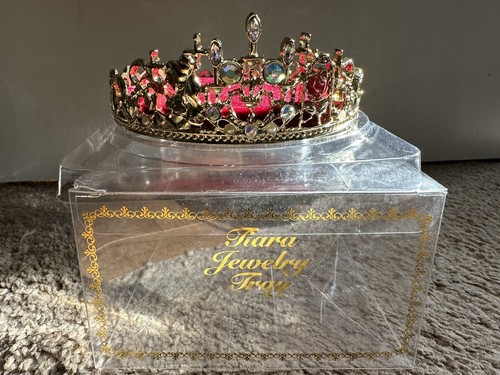 Disney Store Japan Die Schöne und das Biest Diadem Krone Schmuck Tablett Ring Kissen - Bild 2 von 9