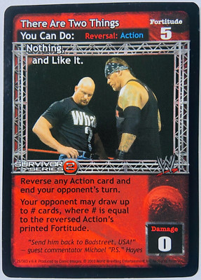 WWE Raw Deal: There Are Two Things You Can Do: Nothing, and Like It. (SS2)
