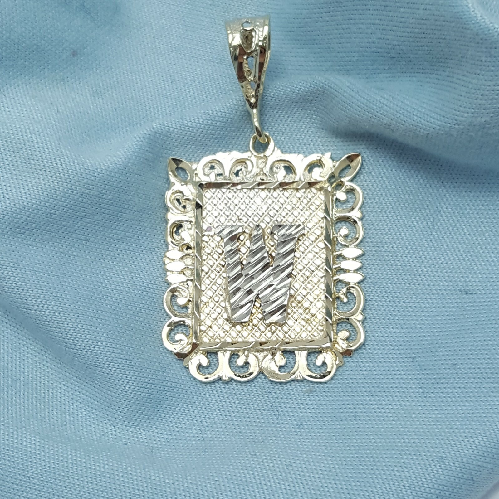 Beautiful 14K Karat Solid Two Tone Multi Tone Des… - image 1