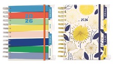 Agenda Settimanale A5 2026 Con Organizer, Quaderno, Divisori, Libretto Indirizzi