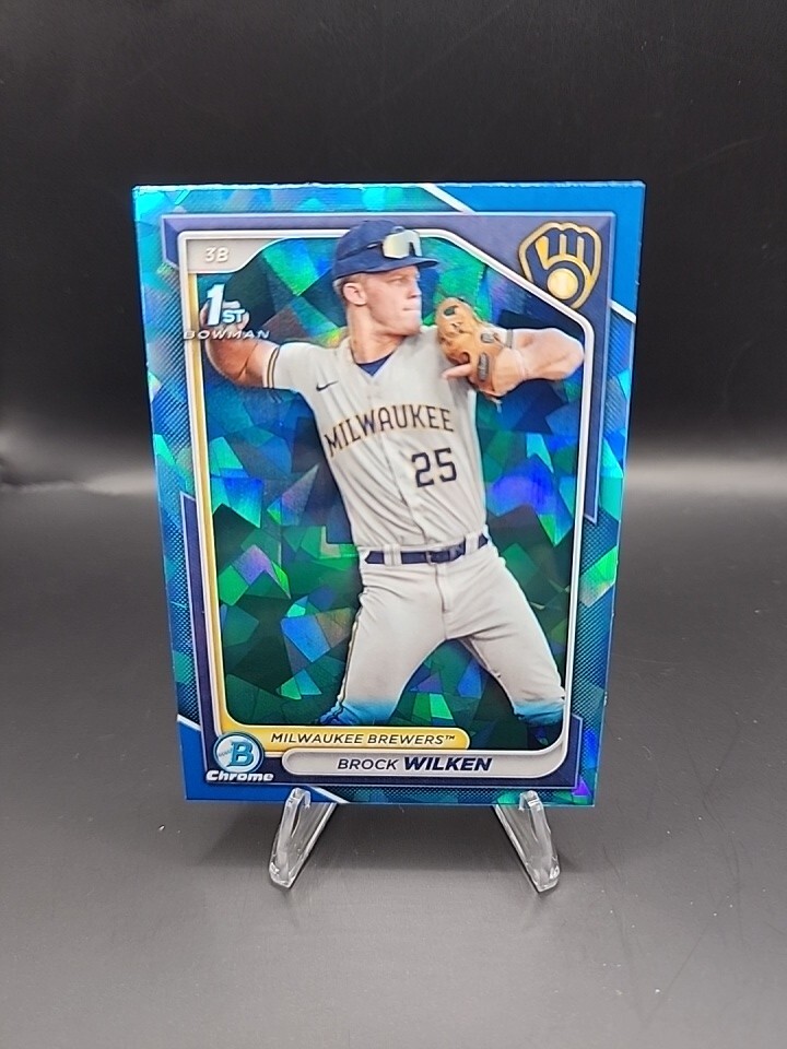 2024 Bowman Sapphire Brock Wilken 1st Prospect Milwaukee Brewers #BCP-86
