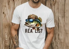 The Realist Fisherman Unisex Heavy Cotton Tee, Fishing Shirt, Fisher Men Shirt,
