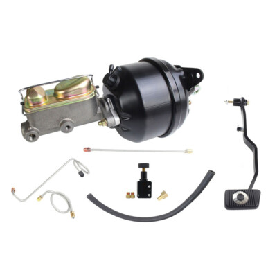 CJ Classics Power Brake Conversion Kit With Dual Bowl Bendix Booster & Adjust...