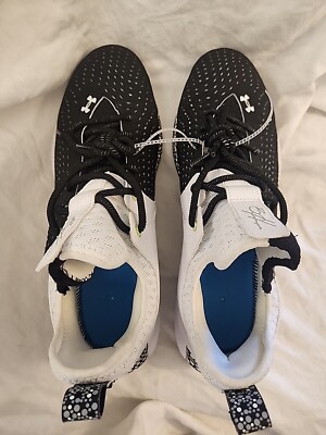 NEW Under Armour Men Baseball Cleats Harper 5 Low Black  display picture 3