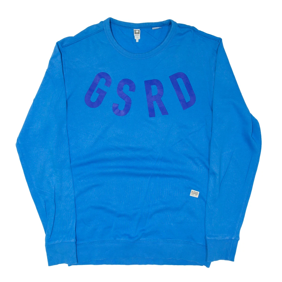G STAR RAW GSRD Sweatshirt Blue Mens L eBay