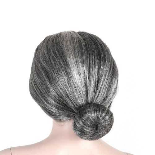 Grandma Wig Set Granny Old Lady Funny Party Halloween Christmas Santa Kids Teen - Picture 9 of 11