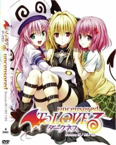 To Love Ru Darkness Complete Collection: Season 3 (Blu-ray 2014) Rare  Uncensored