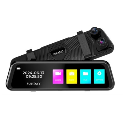 Car Dash Cam DVR HD WIFI Front Interior Rear Camera 3 Channel Video Recorder