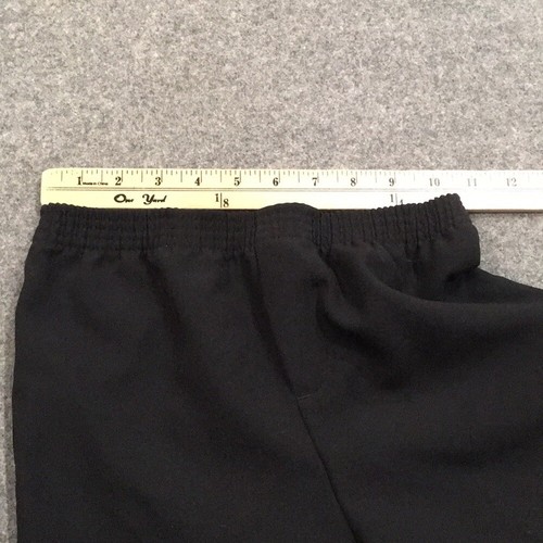 Boy Sz 7 Dress Pants Black Pull On Classic Formal Cuffed Wedding Holiday Preppy - Picture 4 of 6