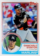2015 TOPPS ARCHIVES 1983 VARIATION #235 GIANCARLO STANTON MARLINS