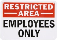 Smartsign Aluminum Sign, Legend employees Only, 7 High X 10 Wide, Black/red on sale Smartsign Aluminum Sign, Legend employees Only, 7 High X 10 Wide, Black/red on sale