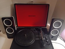 CROSLEY Record Player Bluetooth ,2 Speakers Not Original - CR8005D-BK