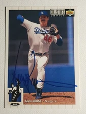 1994 Upper Deck CC Kevin Gross Autograph Card Auto Dodgers, Rangers, Phillies 