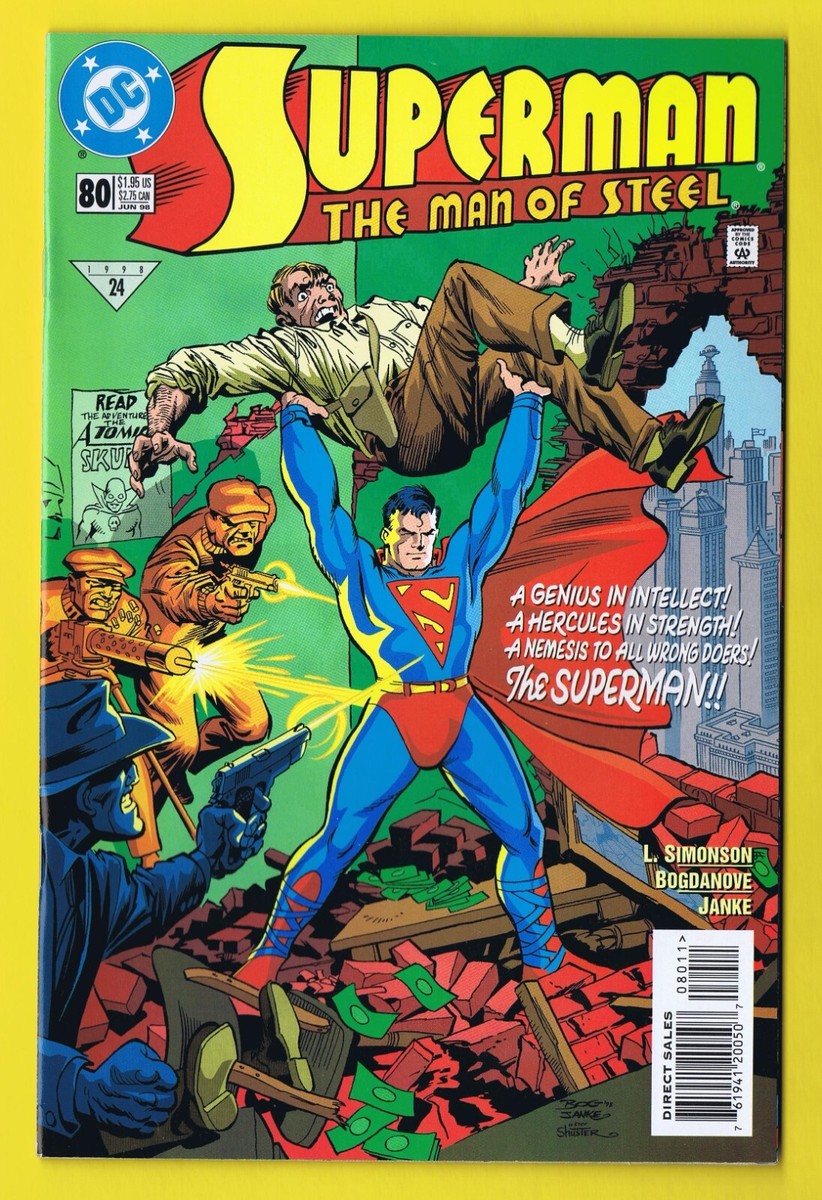 MAN OF STEEL スーパーマン ビッグスケール DCコミック Superman The Man of Steel 61 Fury In The Fortress! 1996 VF