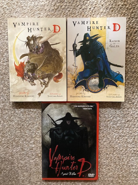 VAMPIRE HUNTER D HIDEYUKI KIKUCHI Vol. 1 & 2 1st ENGLISH ED 2005
