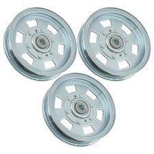 Caltric 033-7201-25 033720125 033-7201-00 Flat Idler Pulley For Bad Boy QTY 3