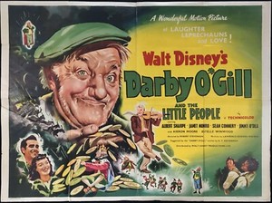 Darby O'Gill & the Little People Original Quad Movie Poster FIRST RELEASE  Disney | eBay