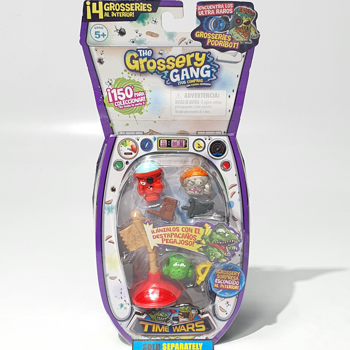 Grossery Gang Time Wars Tacky Telescope Cruddy Cannonball 019 002
