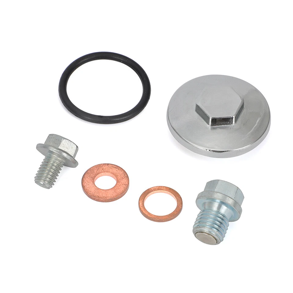 KIT DE PERNOS DE TAPÓN DE DRENAJE DE ACEITE MAGNÉTICO PARA MOTORES GY6 50cc QMB139 y 150cc 50cc Foto 3 de 4
