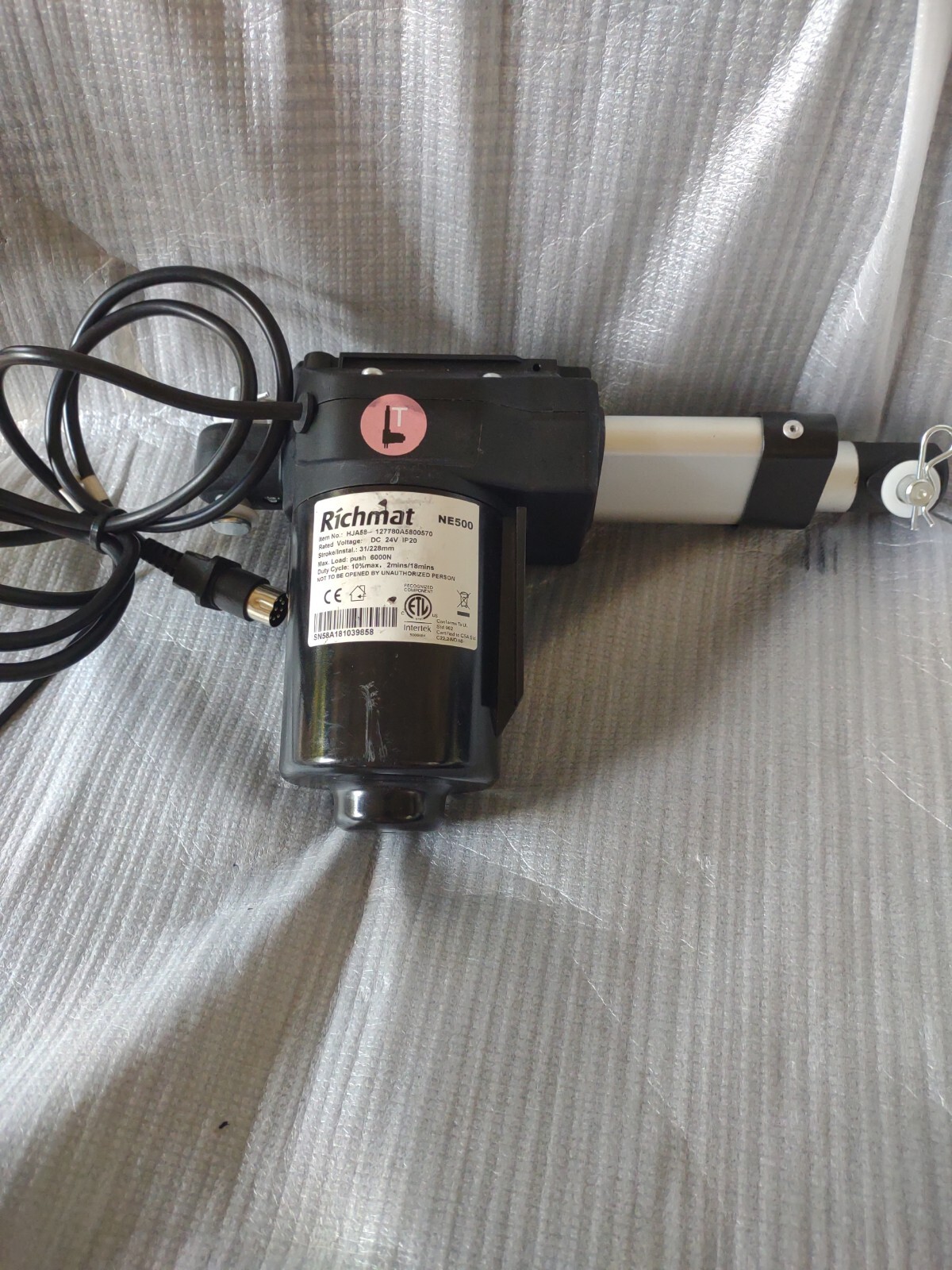 richmat HJA58 ne500 Adjustable Bed Motor TESTED eBay