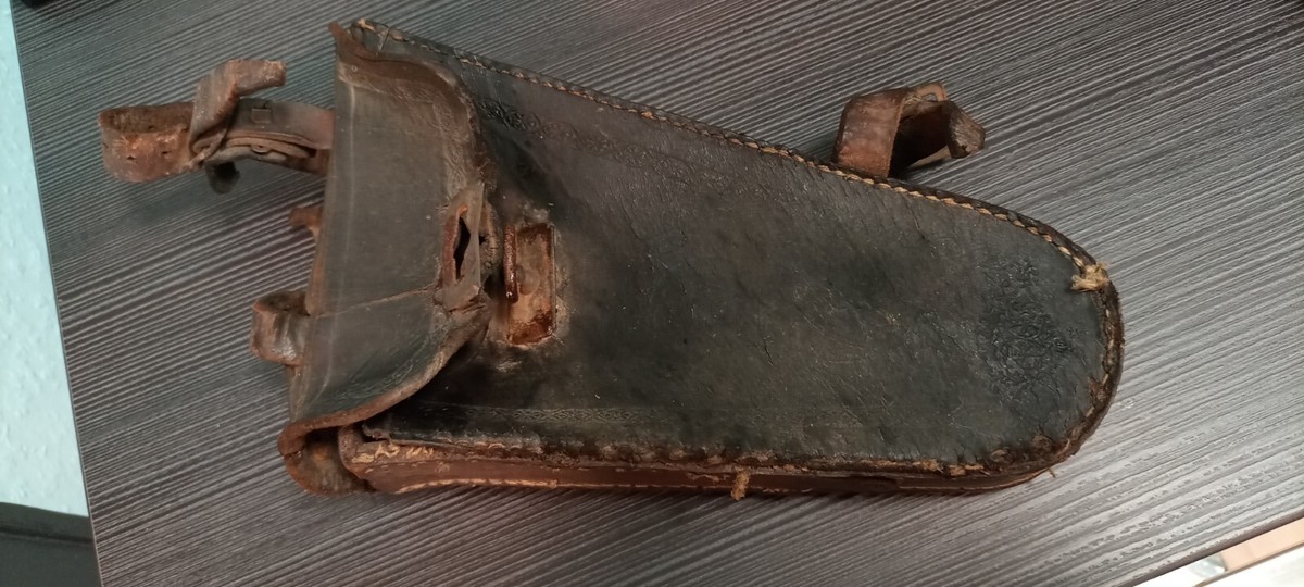 alte Fahrradtasche Leder Werkzeugtasche Oltimer Fahrrad